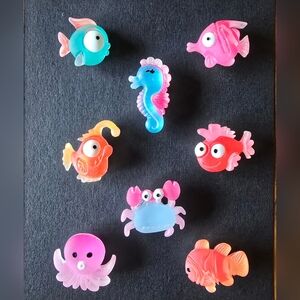 Colorful Sea Creature Magnets Set